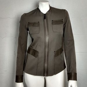 Elie Tahari Zippered Blazer